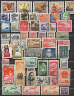 P766.-. CHINA PEOPLE REPUBLIC, EARLIES AND MODERN, STAMPS LOT X 49 DIFF. MINT / USED. CAT VAL :  US$ 35.00 ++ - Lots & Serien