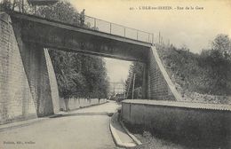 L'Isle-sur-Serein (Yonne) - Rue De La Gare - Edition Pothain - Carte Non Circulée - L'Isle Sur Serein