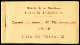 ** N°2, Mauritanie: 20 Timbres, 10c Rose Et Orange (N°21), Papier Couché, TB (certificat)  ... - Otros & Sin Clasificación