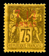 * N°9, 7 1/2 A S.75c Violet S Jaune, SUP (certificat)   Qualité: *   Cote: 600 Euros - Unused Stamps