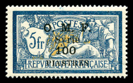 ** N°43, 100pi Sur 5F, Fraîcheur Postale, Très Bon Centrage, SUP (certificat)   Qualité: **... - Unused Stamps