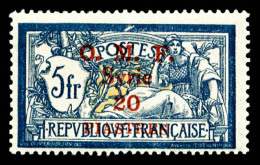 ** N°30, 20 Pi Sur 5 F, Surcharge Carmin, Frais, TTB (certificat)   Qualité: **   Cote: 640 Euros - Unused Stamps