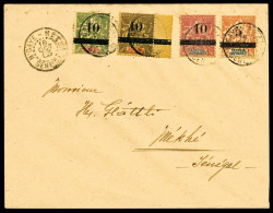 O N°26/29, Série De 1903: Les Quatre Valeurs Sur Lettre Cad N.GAYE-MEKHE Le 18 OCT 03, Rare Et... - Used Stamps
