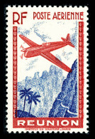 ** N°4c, 9f 65 Rouge-carmin Et Outremer: Chiffres De La Valeur Omis, Fraîcheur Postale, SUP (certificat) ... - Airmail