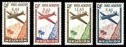 ** N°2c/5c, Série Complète, Chiffres De La Valeur Doublés Sur Les Quatre Valeurs, SUP... - Airmail