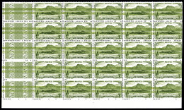 ** N°137, Salazie 65 Olive, Superbe Variété D'essuyage Sur Panneau De 25 Exemplaires. R.R.... - Neufs