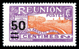 ** N°123A, 50 Sur 45c Violet Et Orange, SUP (signé Brun/certificat)   Qualité: **   Cote: 560... - Unused Stamps