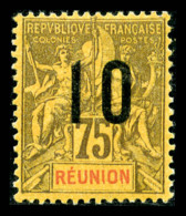 * N°79A, 10 S 75c: Chiffres Espacés, TTB (signé Calves)   Qualité: *   Cote: 330 Euros - Unused Stamps