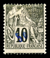 * N°8, 5c Sur 10c Noir Sur Lilas, Fraîcheur Postale, R.R.R., SUPERBE (signé... - Unused Stamps