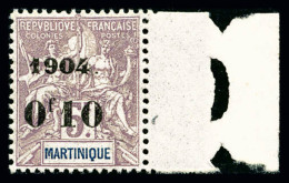 * N°59, 10c Sur 5F Violet, Bord De Feuille, TB   Qualité: *   Cote: 220 Euros - Unused Stamps