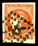 O N°48c, 40c Rouge Orange, Très Jolie Couleur, TB   Qualité: O   Cote: 250 Euros - 1870 Bordeaux Printing