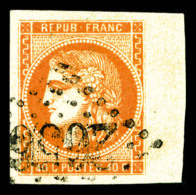 O N°48, 40c Orange Obl GC 2656, Pièce Choisie, SUP (signé/certificat)   Qualité: O - 1870 Bordeaux Printing