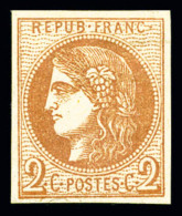 * N°40B, 2c Brun-rouge, TB   Qualité: *   Cote: 360 Euros - 1870 Bordeaux Printing