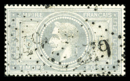 O N°33A, Empire, 5F Violet Gris Avec 5 Et F En Bleu, TB (signé Brun/certificat)   Qualité: O  ... - 1863-1870 Napoleone III Con Gli Allori