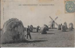 CPA Moulin à Vent Circulé Saint Pierre Quiberon - Windmills