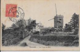 CPA Moulin à Vent Circulé Sannois - Moulins à Vent