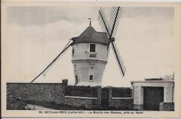 CPA Moulin à Vent Non Circulé Batz Sur Mer - Windmühlen