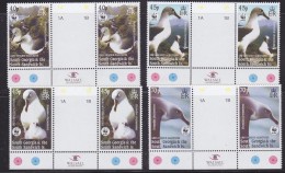 South Georgia 2003 WWF/Grey Headed Albatross 4v Gutter  "Walsall" ** Mnh (32503) - Georgias Del Sur (Islas)