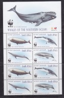 South Africa 1998 WWF/Whales 2x4v (+margin)  ** Mnh (32505) - Neufs