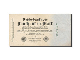 Billet, Allemagne, 500 Mark, 1922, 1922-07-07, KM:74b, TTB+ - 500 Mark