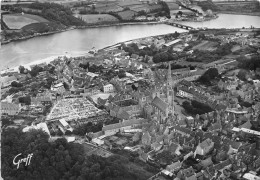 22-TREGUIER- VUE AERIENNE , LA PLACE ET LA CATHEDRALE - Tréguier