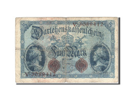 Billet, Allemagne, 5 Mark, 1914, 1914-08-05, KM:47b, B+ - 5 Mark