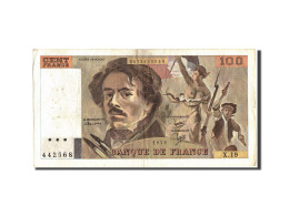 Billet, France, 100 Francs, 100 F 1978-1995 ''Delacroix'', 1979, 1979, TTB - 100 F 1978-1995 ''Delacroix''