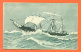 CPA  Illustrateur HAFFNER - Bateau - Voilier - Vaisseau  " En Fuite " - Haffner