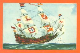 CPA  Illustrateur HAFFNER - Bateau - Voilier - Vaisseau  " Galion " - Haffner