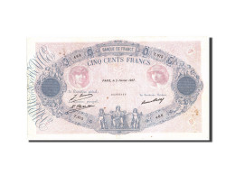 Billet, France, 500 Francs, 500 F 1888-1940 ''Bleu Et Rose'', 1927, 1927-02-05 - 500 F 1888-1940 ''Bleu Et Rose''