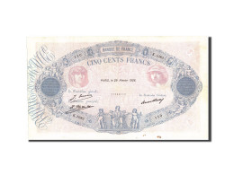 Billet, France, 500 Francs, 500 F 1888-1940 ''Bleu Et Rose'', 1928, 1928-02-29 - 500 F 1888-1940 ''Bleu Et Rose''