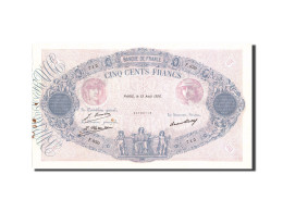 Billet, France, 500 Francs, 500 F 1888-1940 ''Bleu Et Rose'', 1926, 1926-08-13 - 500 F 1888-1940 ''Bleu Et Rose''