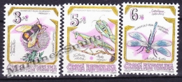 Czech Republic - Tcheque 1995 Yvert 72-74 Protection Of Nature, Fauna, Insects - MNH - Ungebraucht