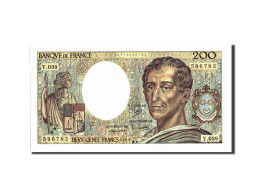 Billet, France, 200 Francs, 200 F 1981-1994 ''Montesquieu'', 1986, 1986, SUP+ - 200 F 1981-1994 ''Montesquieu''