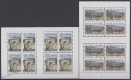 Czech Republic - Tcheque 1999 Yvert 214-15 Monuments & Bridges - Sheetlets - MNH - Unused Stamps