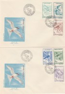 #BV3575 BIRDS, ANIMALS, COVERS FDC X 4, 1991, ROMANIA. - FDC