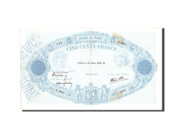Billet, France, 500 Francs, 500 F 1888-1940 ''Bleu Et Rose'', 1939, 1939-03-23 - 500 F 1888-1940 ''Bleu Et Rose''