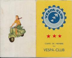 Vespa Club 11,8 X 9,3 Ouvert - Publicités