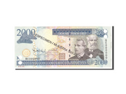 Billet, Dominican Republic, 2000 Pesos Oro, 2009, Undated, KM:181s2, NEUF - Dominicana