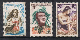 POLYNESIE N°3, 8 Et 11 - Used Stamps