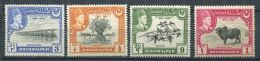 172 BAHAWALPUR 1949 - Yvert 18/21 - Irrigation Ble Coton Zebu - Neuf ** (MNH) Sans Trace De Charniere - Bahawalpur