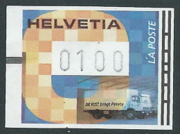 SVIZZERA FRANCOBOLLO AUTOMATICO 100 CENT - CZ11-2 - Automatic Stamps
