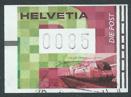 SVIZZERA FRANCOBOLLO AUTOMATICO 85 CENT - CZ11-4 - Automatic Stamps