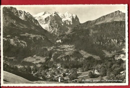 HBO-02  Hasliberg, Goldern Mit Wetterhorn.Gelaufen. - Hasliberg