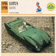 Auto Da Collezione  "Lotus  1956  Eleven"   (Gran Bretagna) - Engine