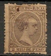 Timbres - Espagne - Colonies Et Dépendances - Puerto Rico - 1891 - 2 Mil. - Puerto Rico