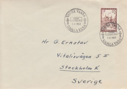 Enveloppe FDC  1er  Jour    FINLANDE   Centenaire  Incendie  De  VAASA   1952 - FDC