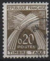 FRANCE Taxe  92(o) Chiffre - 1960-.... Oblitérés