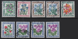 FRANCE Taxe  96 98 99 100 101 102 (o) Fleurs étude Variété - 1960-.... Gebraucht