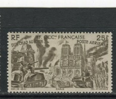 A.O.F. - Y&T Poste Aérienne N° 9* - Tchad Au Rhin - Unused Stamps